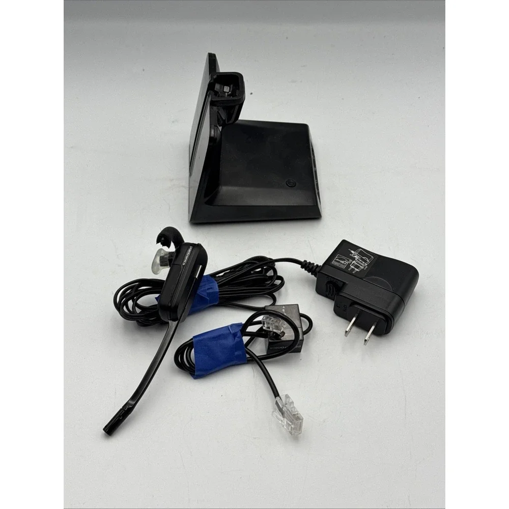 Plantronics CS540 Wireless Phone Headset + C054 Docking Base Station+AC Adapter